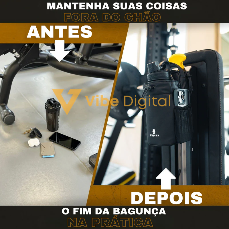 Magnetix Gym Bag – Organização e praticidade com tecnologia magnética