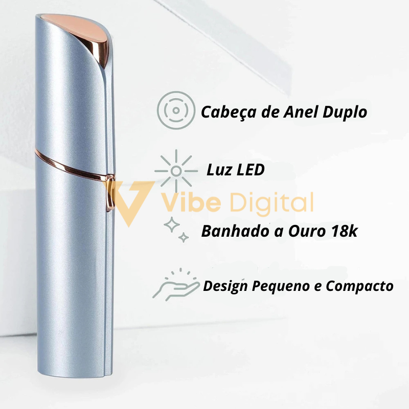 Electric Hair Shaver - [Remova pelos faciais rapidamente, sem dor e com total praticidade!]