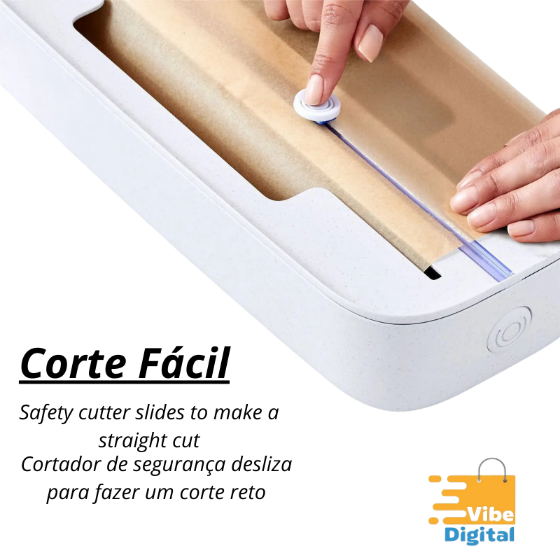 CutWrap™ –Porta Rolos [Corte rápido, sem rasgos ou desperdícios]
