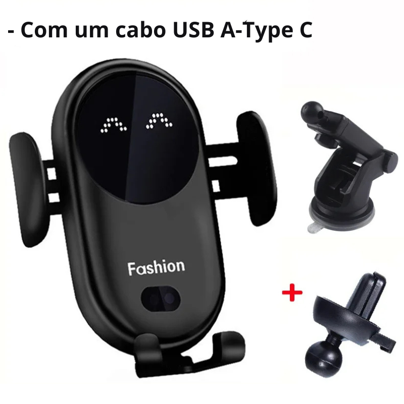 Fashion - Suporte Para Celular + carregamento em indução inteligente 2 em 1 [rotação 360°, fácil usar]