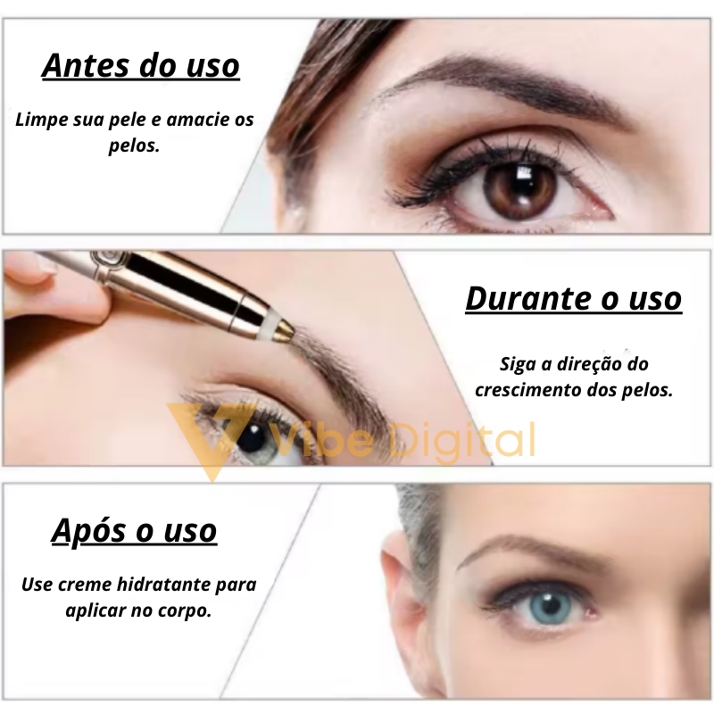 Electric Eyebrow Trimmer - [Sobrancelhas perfeitas em segundos, sem dor e sem esforço!]