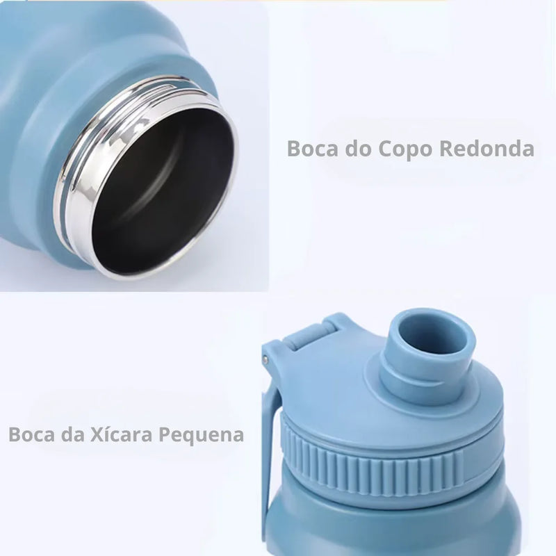 Garrafa Térmica 800ml - Elegância e Praticidade