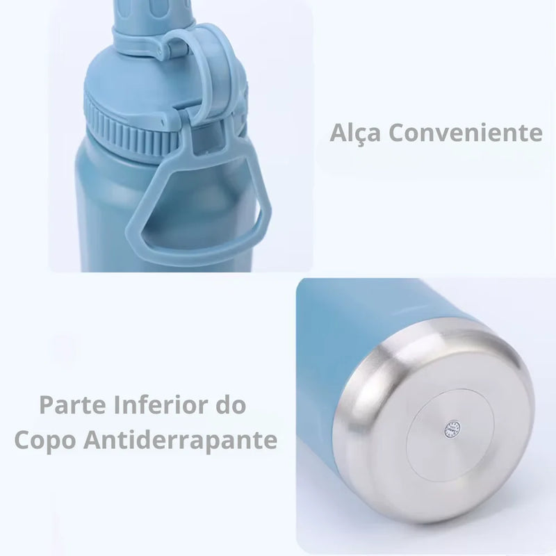 Garrafa Térmica 800ml - Elegância e Praticidade