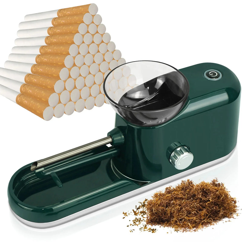 Fully Automatic Tobacco Rolling Machine, Electric Pull Smoke Roller, Injector Maker, Slim Cigarettes Tool, 6.5mm, 8mm Tube