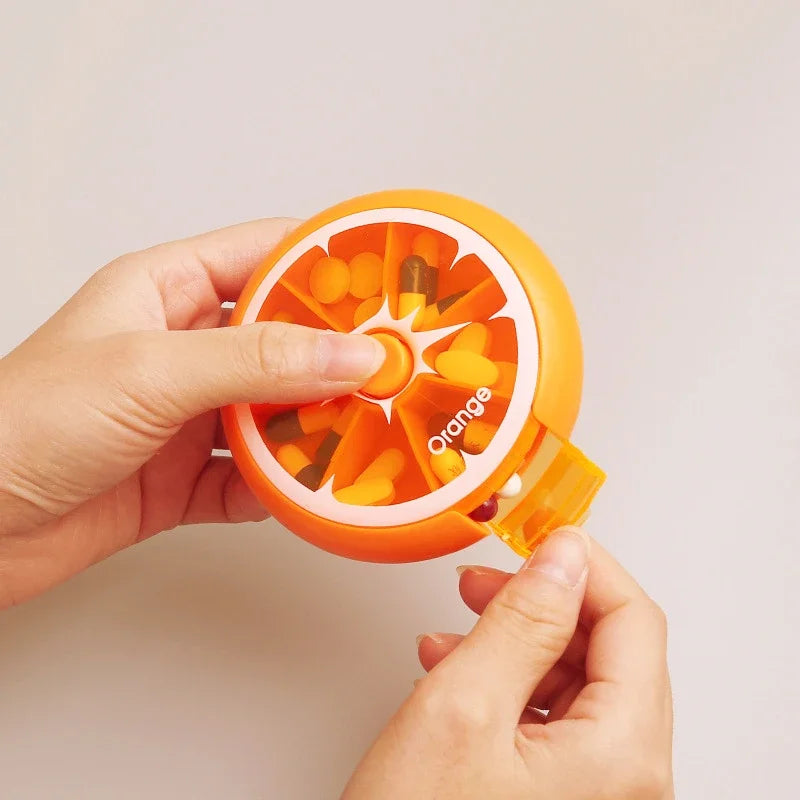 Organizador Compacto de Pílulas - PillGuard Pro