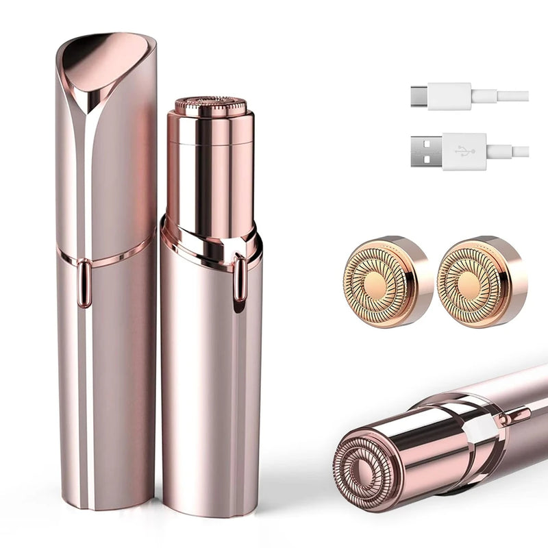 Electric Hair Shaver - [Remova pelos faciais rapidamente, sem dor e com total praticidade!]
