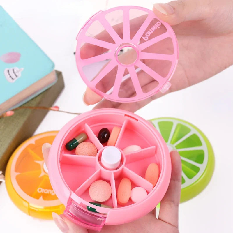 Organizador Compacto de Pílulas - PillGuard Pro