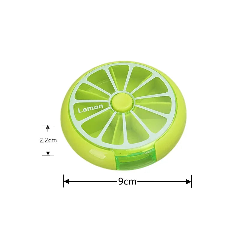 Organizador Compacto de Pílulas - PillGuard Pro