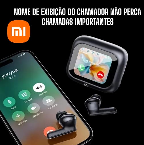 AirBuds - Fone com Smartwatch - [SOM DE QUALIDADE COMPACTO]