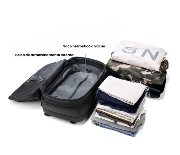Mochila de Compressão a Vácuo + Bomba