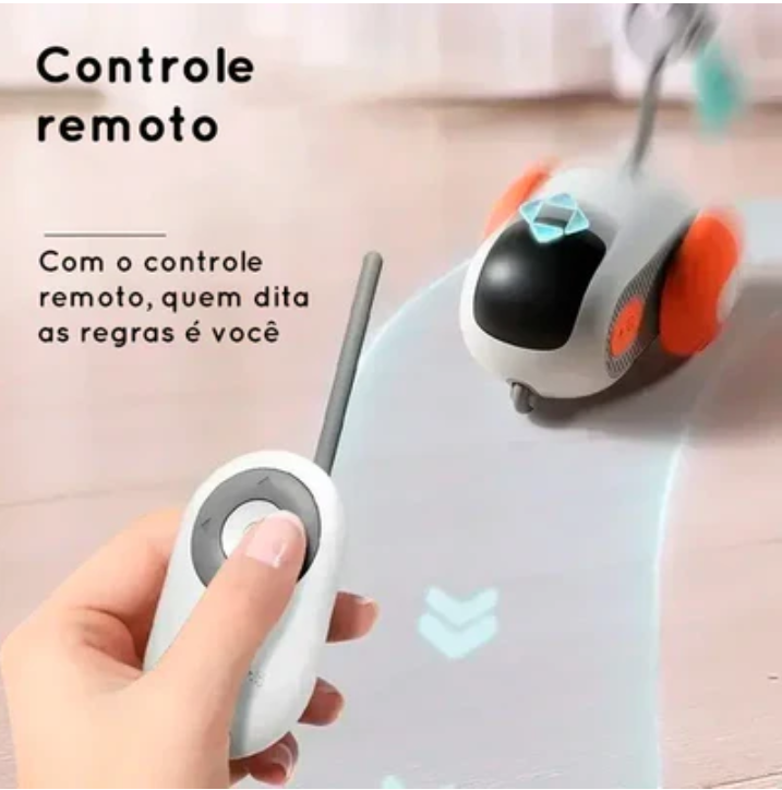 Brinquedo Pet Interativo Rato - Ratinho Robô
